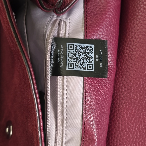 Burgundy Rebecca Minkoff Medium Satchel - Picture 3 of 4